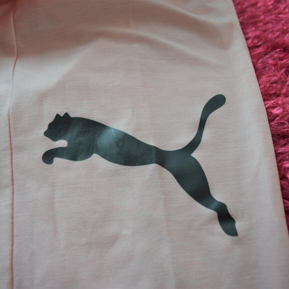 💰3/$25 NWT Puma Big Girls Leggings Pink Logo Active Size XL - Picture 7 of 7